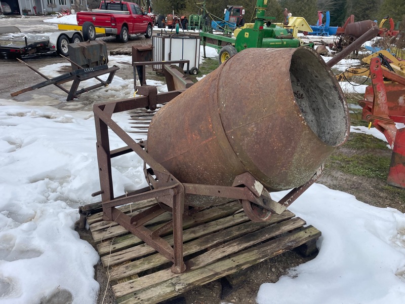 Construction  Teagle Cement Mixer - 3 Point Hitch Photo